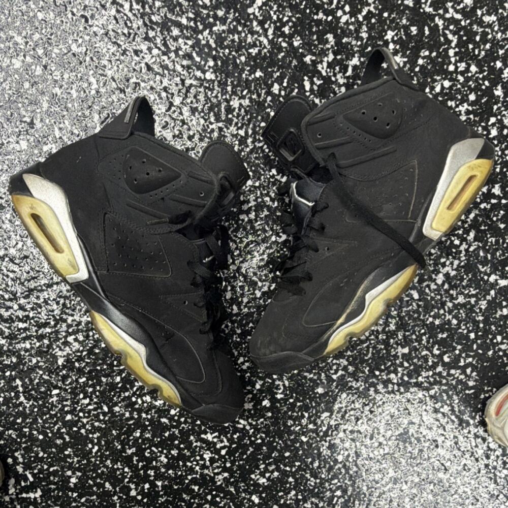 Jordan Air Jordan 6 Chrome Black Men's Athletic Sneakers DX2836-001